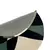 Tapete redondo Mixture Mixgreen com design moderno em tons de verde, preto e bege.