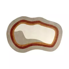 Tapete Sala Orgânico Rocks Terracota - comprar online