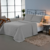 Kit Colcha King Copacabana de Luxo 3 Peças - 300 Fios com Acabamento Matelado em Costura - loja online