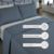 Kit Colcha Queen Copacabana de Luxo 3 Peças - 300 Fios com Acabamento Matelado em Costura
