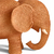 Escultura Elefante Caramelo - 29x19 cm - comprar online