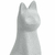 Escultura Gato Cinza Cerâmica II - comprar online