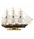 Miniatura Barco Navio Veleiro Madeira Casco Azul Base Marrom Cutty Sark-1869 48x10x67cm na internet