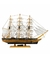 Miniatura Barco Navio Veleiro Madeira Base Preta Fraghta Sigio XVII 48x10x67cm na internet