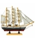 Miniatura Barco Navio Veleiro Madeira Base Vermelho 25.5x5x30cm na internet