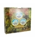 Miniatura Barco Navio Veleiro Madeira Casco Azul Base Marrom 44x9x49cm - loja online