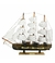 Miniatura Barco Navio Veleiro Madeira Canhões 42.5x9x49cm - Do Lar pro Lar | Loja de Decoração e Tapetes