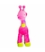 Girafa Gigante Rosa Com Pintas Coloridas 100cm - Pelúcia - loja online