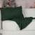 Manta Verde Natalina 180×90 cm - Tricot com Fios de Lurex Dourado - loja online