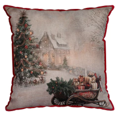 Capa de Almofada Natalina 579 43 x 43 cm