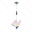 Pendente Borboleta Cromado - comprar online
