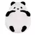 Tapete de algodão em formato de panda, ideal para ambientes infantis.