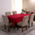 Toalha de Mesa Vermelha Lisa Basic Premium