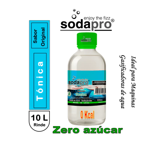 Jarabe sabor Tónica Zero Rinde 10 litros - comprar online