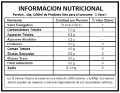 Jarabe sabor Pomelo Original Rinde 10 litros - Sodapro