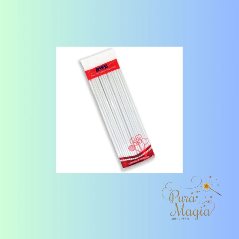 Palito de Pirulito nº 28 Cristal com 50 Unidades