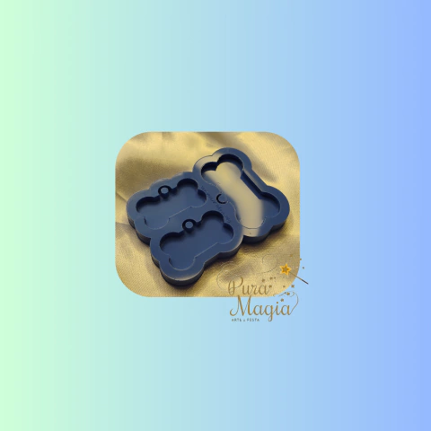 Molde de Silicone Ossinho Pet Coleira P & M