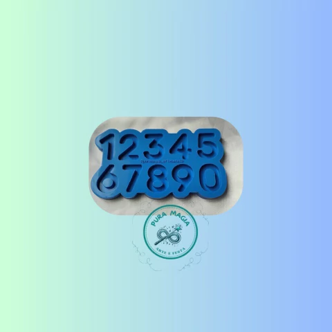 Molde de Silicone Números 3.5m
