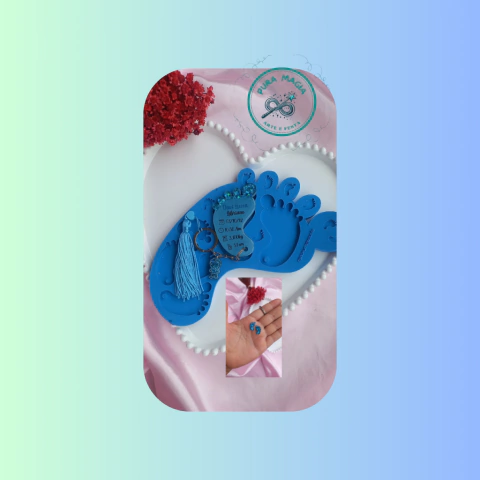 Molde de Silicone Pé com 6 Cavidades e 8 Pingente de Pezinhos - comprar online