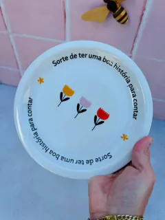 PRATO SOBREMESA HISTÓRIAS 19CM - comprar online