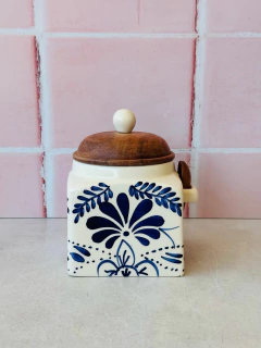 POTE QUADRADO C/ COLHER VERSAILLES
