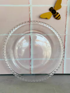 PRATO PARA BOLO TRANSPARENTE- 32cm