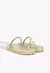 SANDALIA PAPETE TRATORADA PHOEBE BRILHO PLATINA - comprar online
