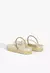 SANDALIA PAPETE TRATORADA PHOEBE BRILHO PLATINA - comprar online