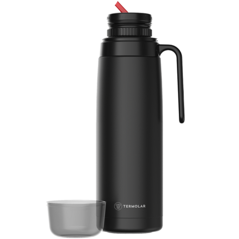Termo Acero Inox. 1L - Negro Clickmate - Termolar R-Evolution