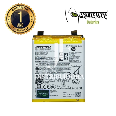 BATERIA MOTO EDGE 50 NEO ORIIGNAL PREDADOR QV43 - comprar online