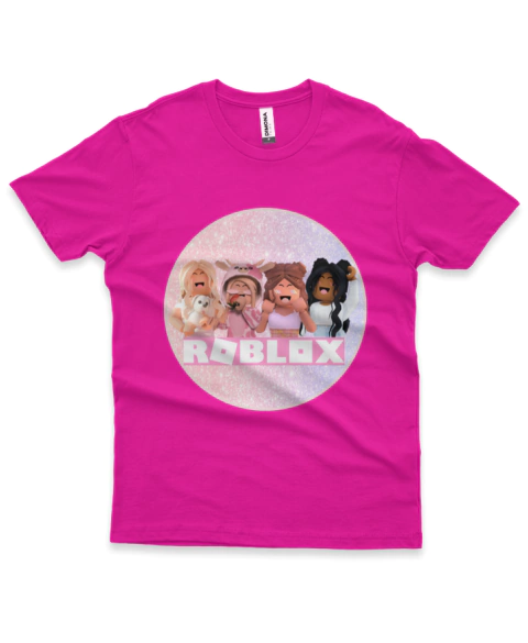 Blusa Infantil Roblox feminina - Rosa