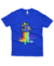 Camiseta Infantil Azul Babão - Azul Royal