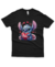 Camiseta Lilo Stitch Coração - Game Tee Kids