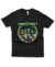 Camiseta Minecraft todos personagens - Preta