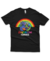 Camiseta Infantil Rainbow Friends Arco Íris