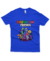 Camiseta Infantil Rainbow Friends - Azul