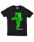 Camiseta Minecraft Infantil- Creeper - Preta