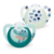 Nuk chupete Star Set x2 dia y noche - Talle: 6-18 m, Color: Verde/Blanco (4008600411024) - comprar online