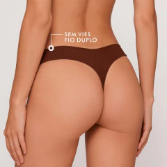 COD: 7632 - CALÇA FIO DUPLO MICROFIBRA LISA (ACABAMENTO INVISÍVEL) - Afavel Moda Intima