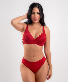 COD: 1463 - CJ. CALÇA/SUT LYCRA LILLY RENDA - Afavel Moda Intima