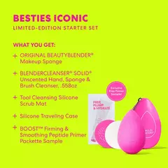 Besties Iconic Makeup Sponge and Cleanser Starter Set - IMAGINE BEAUTY