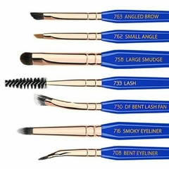 GOLDEN TRIANGLE EYES ONLY COMPLETE 15PC. BRUSH SET WITH POUCH - IMAGINE BEAUTY