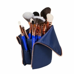 Golden Triangle Phase III Complete 15pc. Brush Set with Pouch - IMAGINE BEAUTY