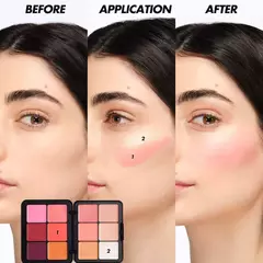 HD Skin Blush & Glow Longwear Cream Face Palette - IMAGINE BEAUTY