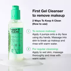 Keep It Clean Hydrating Gel Cleanser with Ceramides & 10 Amino Acids - IMAGINE BEAUTY