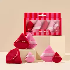 Merry & Bright 6 Piece Velvet Puff Set - IMAGINE BEAUTY