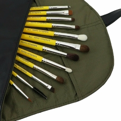 STUDIO EYES 12PC. BRUSH SET WITH ROLL-UP POUCH - IMAGINE BEAUTY