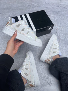 Ad OZIRIS - Blanco Plata talón Rosa