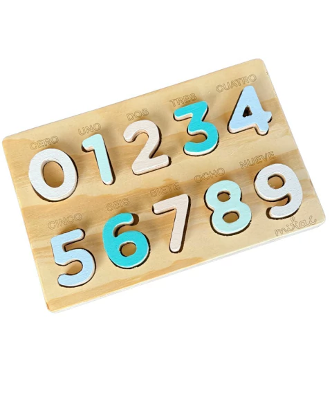 Encastre números del 0 al 9