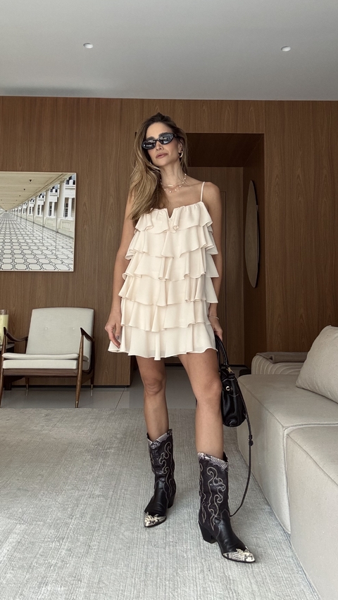 Vestido 6 babados